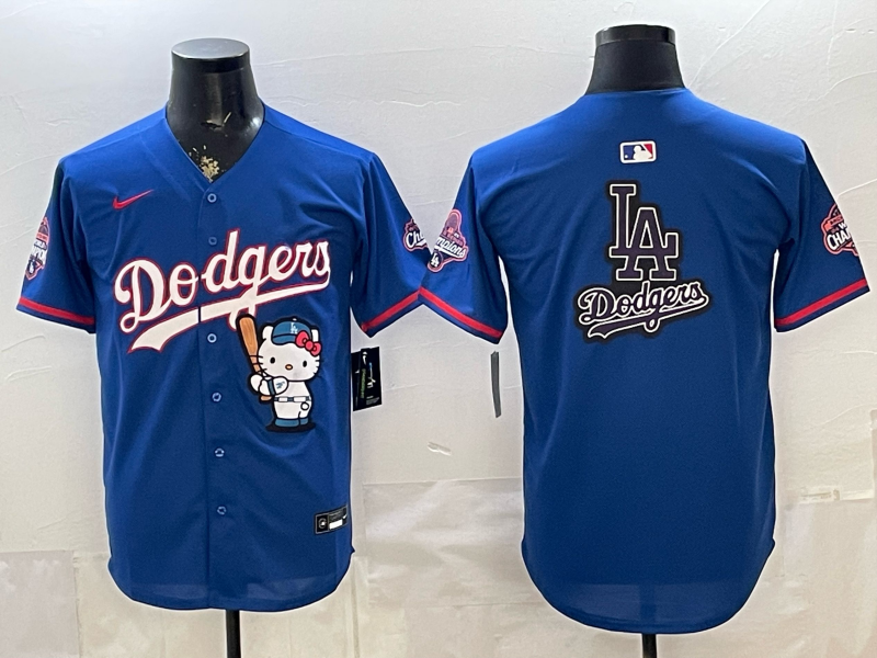 men Los Angeles Dodgers blank blue Game 2026 Nike MLB Jersey 0529002